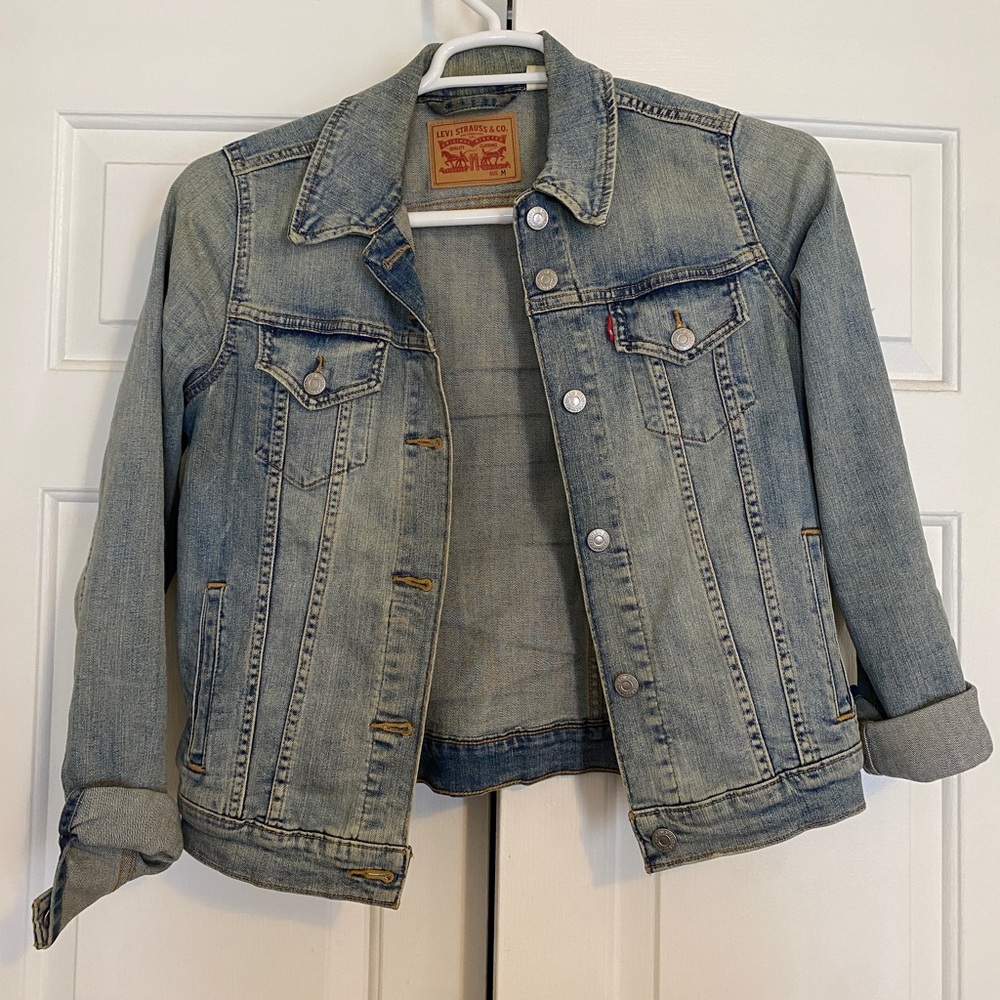 Levi Strauss Denim Trucker Jacket Light Wash